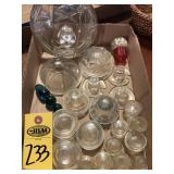 Vintage Unmatched Glass Lids And Stoppers