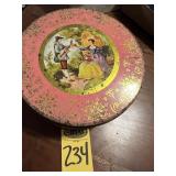 Vintage Tin Of Matchbook Collection