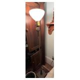 Vtg Art Deco Torchiere Floor Lamp