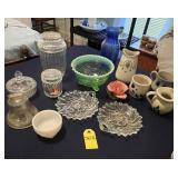 Assorted Vintage Glassware
