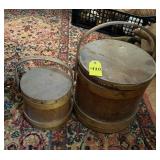 2 Antique Sugar Buckets