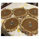 Vtg Needlework - The 5 Senses