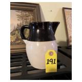 R P R Stoneware Pitcher