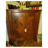 Farmhouse Style Corner Cabinet