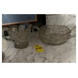 E A P G Creamer & Candy Dish