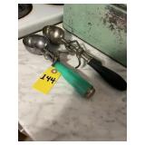 2 Vintage Ice Cream Scoops