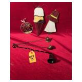 Vtg Candle Snuffers & Sun Catchers