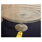 Vintage Cake Stand - Starburst Pattern