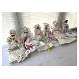 Homemade & Hand Embroidered Dolls