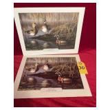 2 Unframed Robert Hautman Wildlife Prints