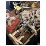 Box Of Faucets, Handles & Misc.