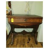 East Lake Stylel Mahogany Writing Desk Leather