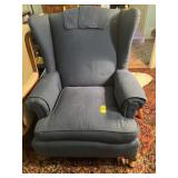 Queen Anne Style Wing Chair
