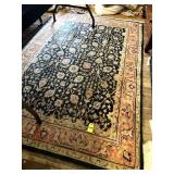 Vtg Wool Rug 84" X 53"