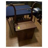 Small Wooden Washstand Cabinet 19 Hx17.5 Wx 11" D