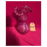 Feton Cranberry Coin Dot Vase