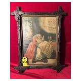 Antique Frame & Pring " Only A Little Brook"