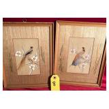 2 Mexican Folk Art Feathercraft Bird Pictures