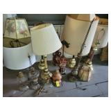 Large Group Of Lamps