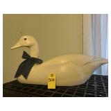 Handmade Farmhouse Wooden Duck 27" L