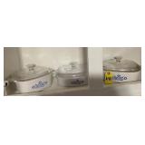 3 Corning Ware Casserole Dishes