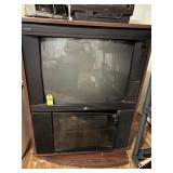 Zenith T V, Cabinet & R C A - V H S Player