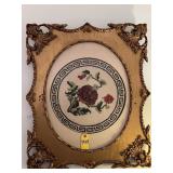 Antique Framed Needlepoint