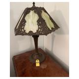 Antique Art Nouveau Cast Iron Table Lamp