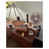 Fan, Clock, Paddle And Misc Items