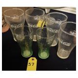 Vintage Coca Cola Glasses