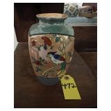 Vtg Japanese Lusterware Vase