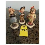 3 Vintage Hummel Figurines