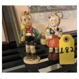 2 Vintage Hummel Figurines