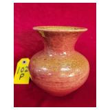 4 3/4" Nc Pottery Spittoon Vase