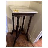 Late 20th Century Victorian Revival Marble Top