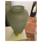 13" Vintage Glass Urn