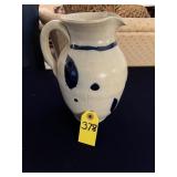 Unsigned Pottery Pitcher