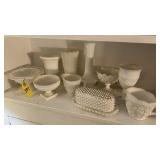 Assorted Vtg Milk Glass
