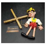 Vintage Pelham Pinocchio Puppet - England - Some