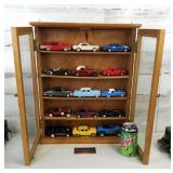 Display Cabinet 2 Various Cars - ERTL, Mattel,