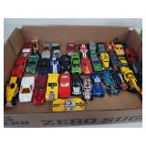 Flat of Misc Cars - Hot Wheels, Matchbox