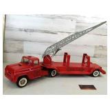 Vintage Metal Buddy L Fire Truck