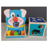 Wood Puzzle Shape Games (Qty 2)