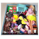 Flat of Barbie Accessories & Barbie