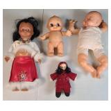 Group of Vintage Dolls (Qty 4)