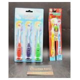 *NEW* 5 Toothbrushes, 2 Peanuts
