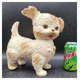 Vintage Rubber Toy Dog w/blinking Eyes