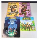 Vintage Group of Ninja Turtles Storybooks (Qty 4)