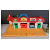 Vintage Plastic Fisher Price Fire House