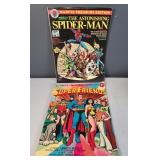 Vintage Spider-Man & Super Friends Large Comics